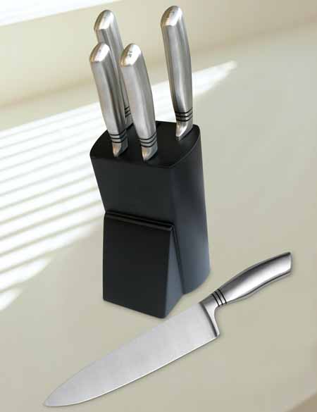 6PC Knife Block Set